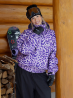 Doorek Violet Vandal Baggy Snow Jacket - Unisex
