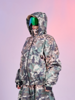 Doorek 3L Leopard Camo Baggy Snow Jacket - Unisex - Image 2