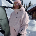 Molocoster 3L Striped Fleece Snow Pullover - Unisex