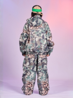 Doorek 3L Leopard Camo Baggy Snow Jacket - Unisex - Image 11