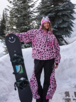 Doorek Pink Leopard Snow Anorak - Unisex - Image 2