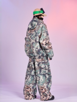Doorek 3L Leopard Camo Baggy Snow Jacket - Unisex - Image 10