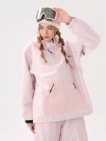 Molocoster 3L Striped Fleece Snow Pullover - Unisex - Image 21