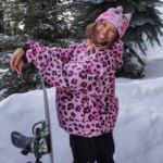 Doorek Pink Leopard Snow Anorak - Unisex