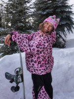 Doorek Pink Leopard Snow Anorak - Unisex