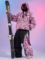 Doorek Pink Leopard Snow Anorak - Unisex - Image 9