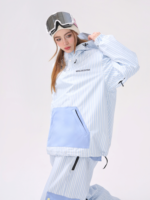Molocoster 3L Striped Fleece Snow Pullover - Unisex - Image 5