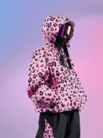Doorek Pink Leopard Snow Anorak - Unisex - Image 6