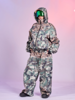 Doorek 3L Leopard Camo Baggy Snow Jacket - Unisex - Image 9